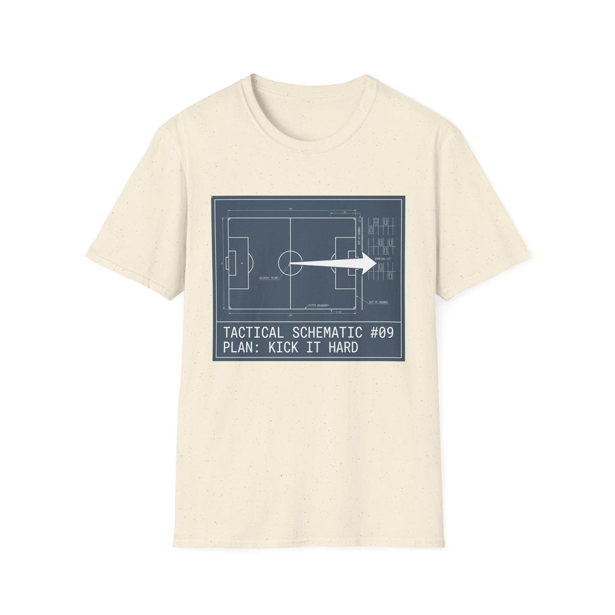 TACTICAL SCHEMATIC PLAN_ KICK IT HARD T-Shirt