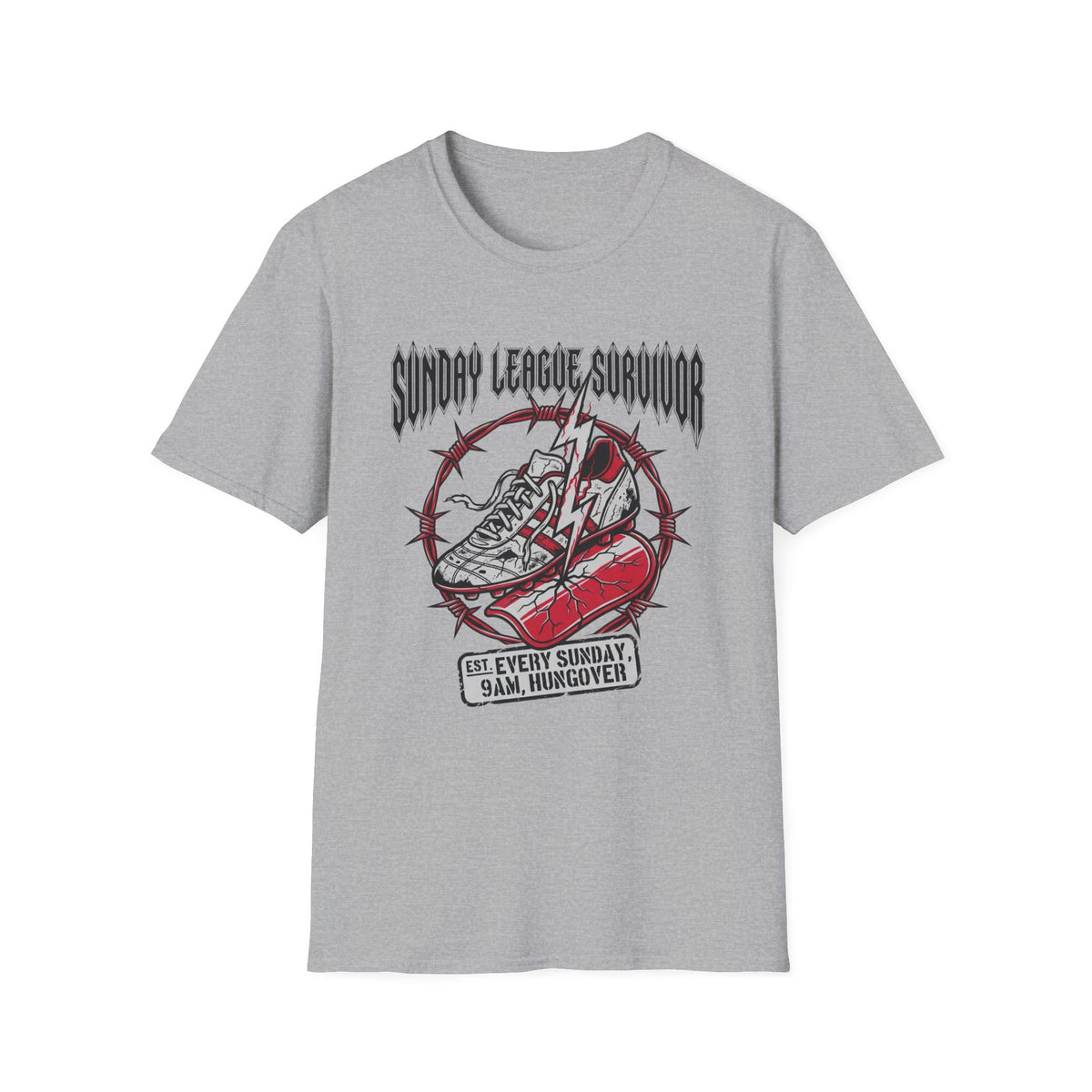 SUNDAY LEAGUE SURVIVOR  EST. EVERY SUNDAY, 9AM, HUNGOVER T-Shirt