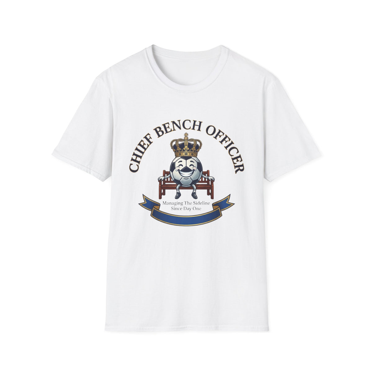 CHIEF BENCH OFFICER Managing The Sideline Since Day One T-Shirt