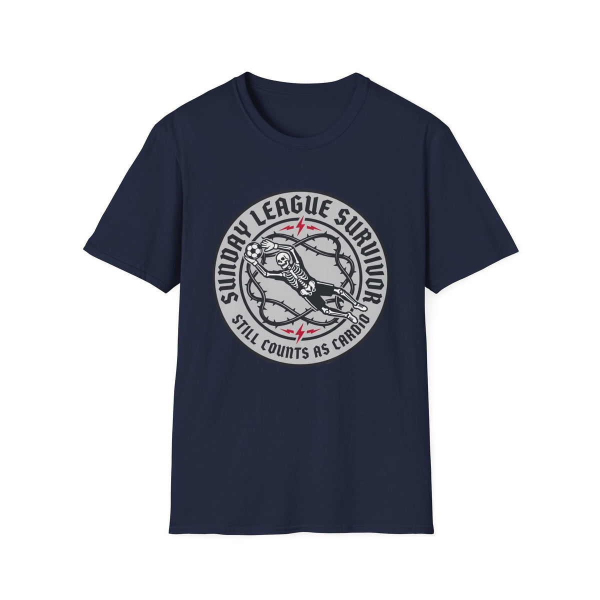 SUNDAY LEAGUE SURVIVOR STILL COUNTS AS CARDIO T-Shirt