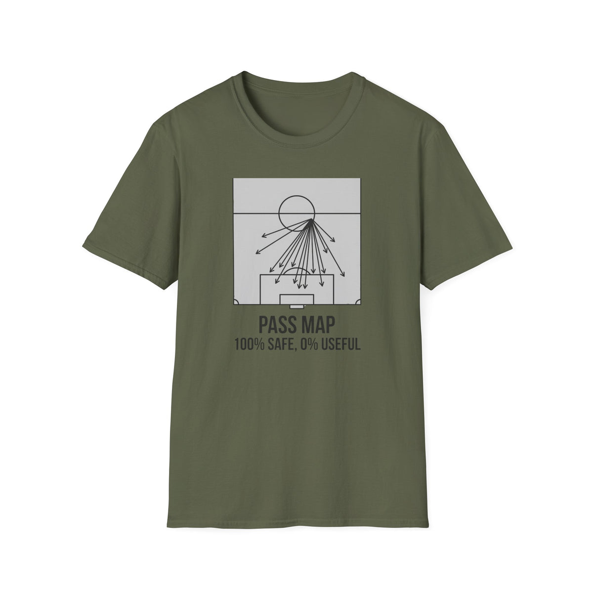 PASS MAP 100% SAFE, 0% USEFUL T-Shirt