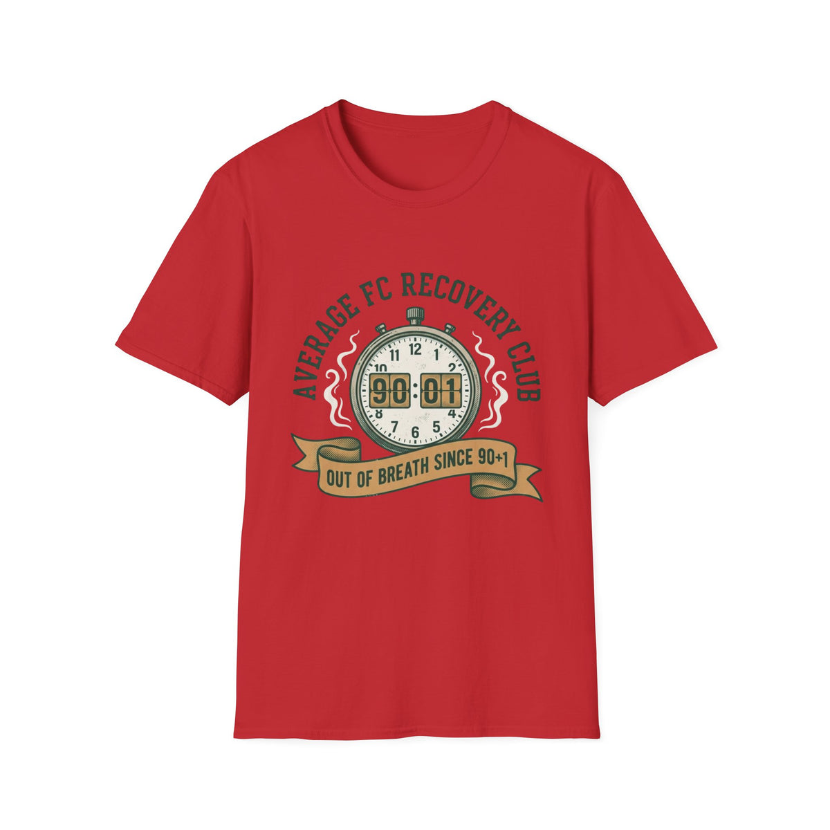 MAXIMUM EFFORT, MINIMAL STAMINA  Out of Breath Since 90+1 T-Shirt