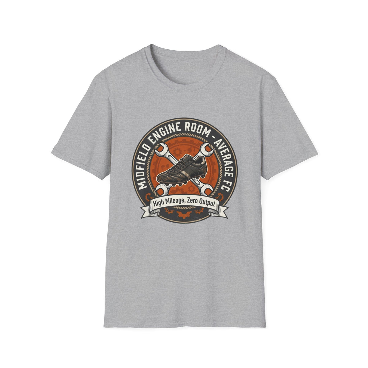 MIDFIELD ENGINE ROOM - AVERAGE FC  High Mileage, Zero OutputT-Shirt