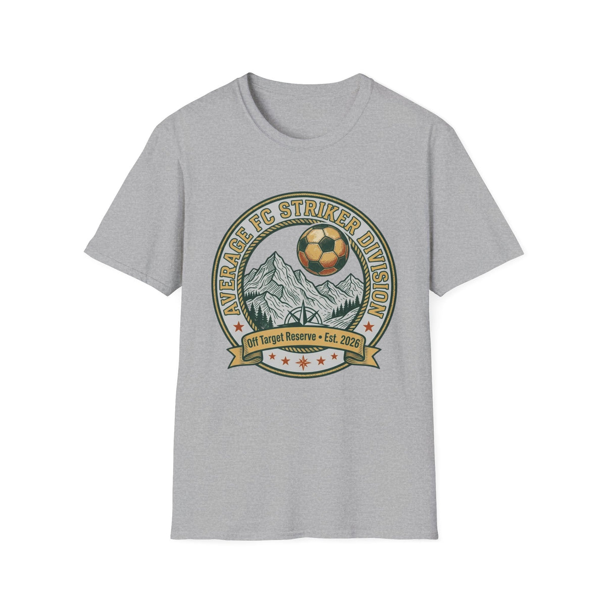 AVERAGE FC STRIKER DIVISION Off Target Reserve • Est. 2026 T-Shirt