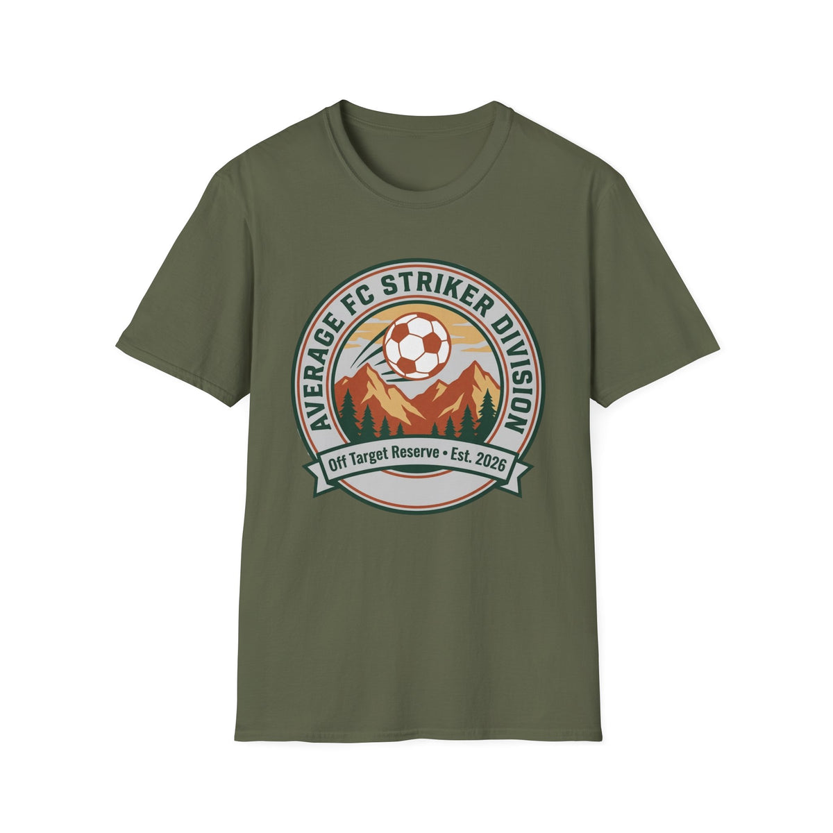 AVERAGE FC STRIKER DIVISION  Off Target Reserve • Est. 2026 T-Shirt