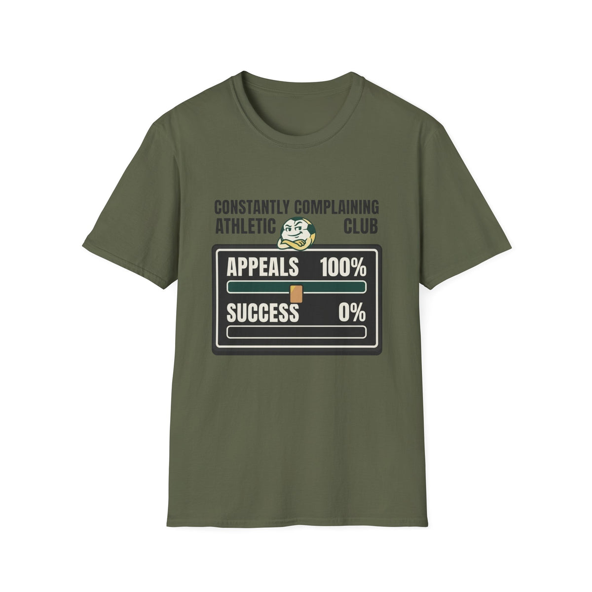 CONSTASNTLY COMPLANINING ATHLETIC CLUB APPEALS_ 100%, SUCCESS_ 0% v3 T-Shirt