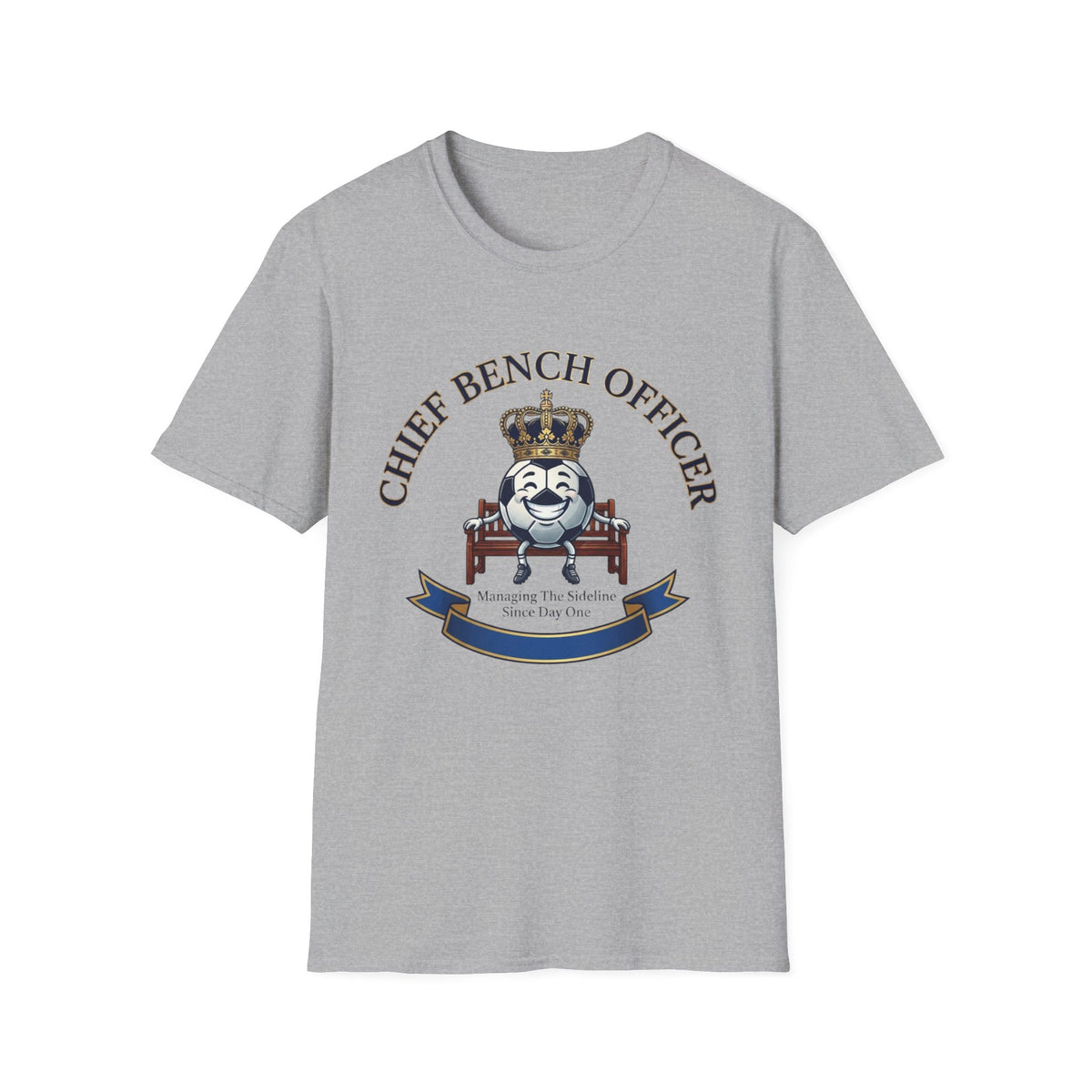 CHIEF BENCH OFFICER Managing The Sideline Since Day One T-Shirt