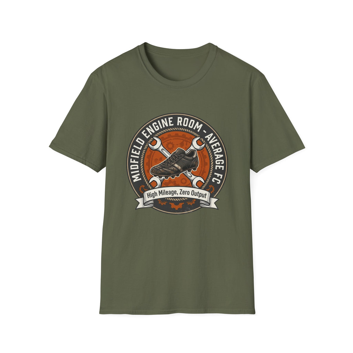 MIDFIELD ENGINE ROOM - AVERAGE FC  High Mileage, Zero OutputT-Shirt