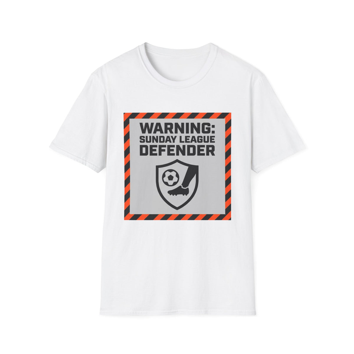 WARNING_  SUNDAY LEAGUE  DEFENDER T-Shirt