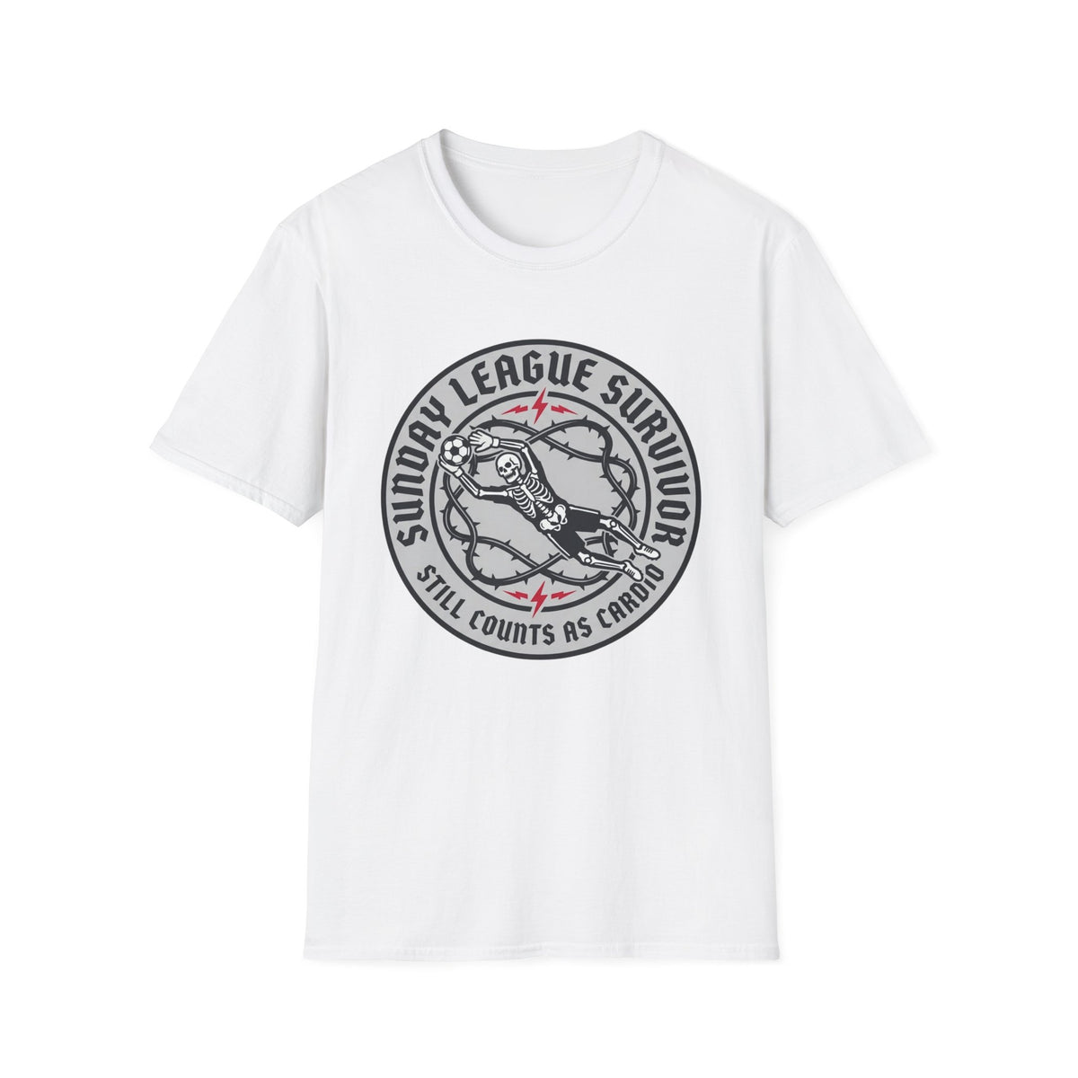 SUNDAY LEAGUE SURVIVOR STILL COUNTS AS CARDIO T-Shirt