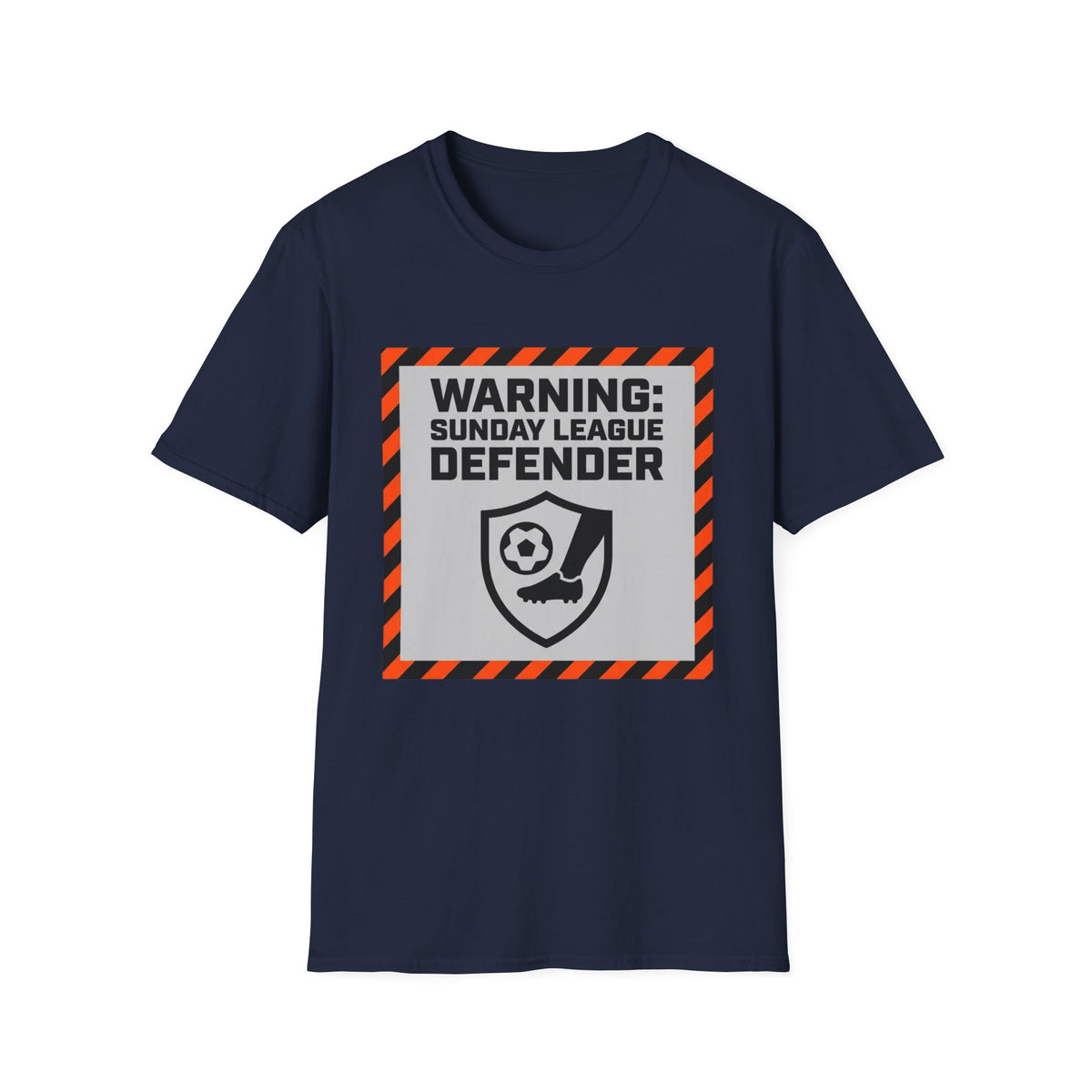 WARNING_  SUNDAY LEAGUE  DEFENDER T-Shirt