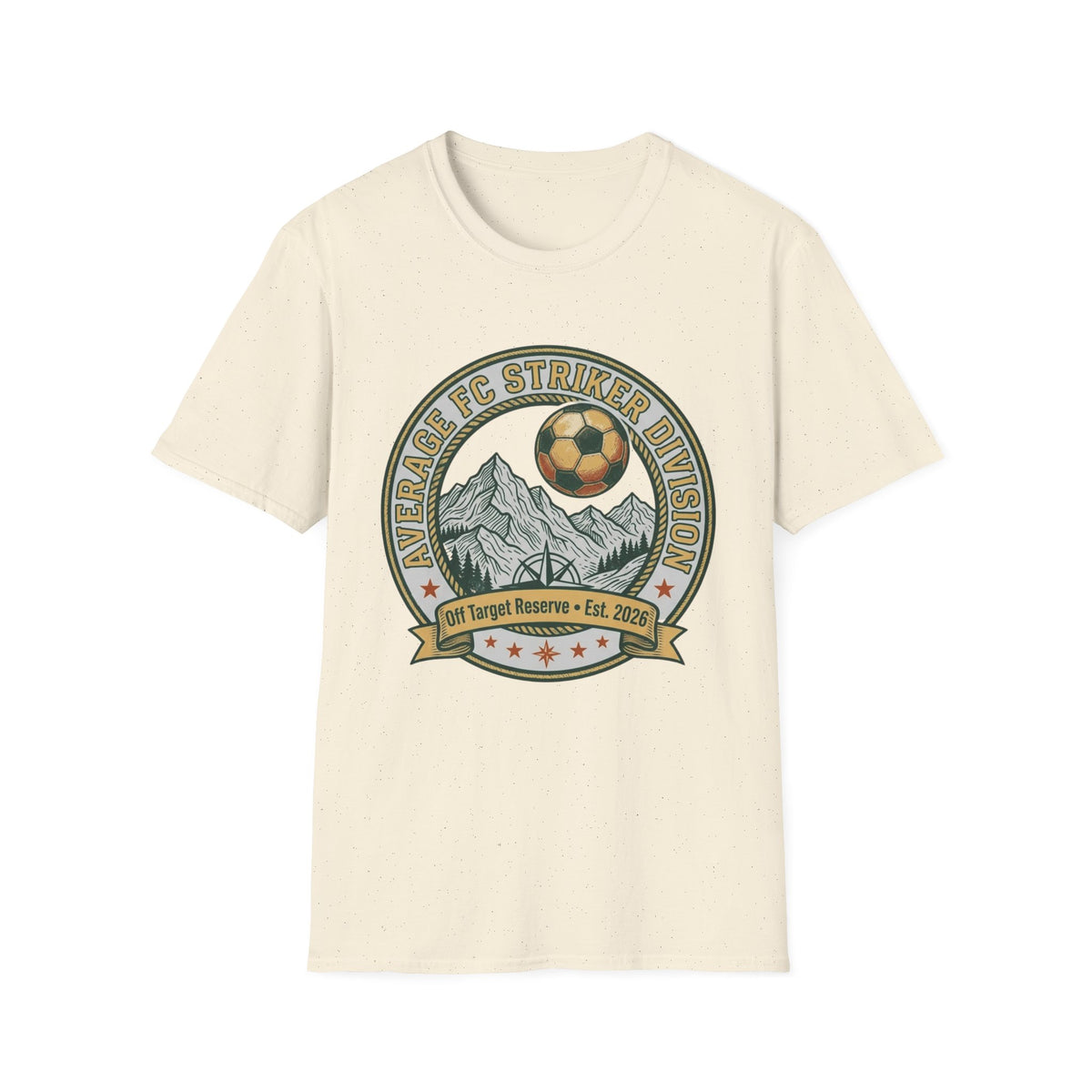 AVERAGE FC STRIKER DIVISION Off Target Reserve • Est. 2026 T-Shirt