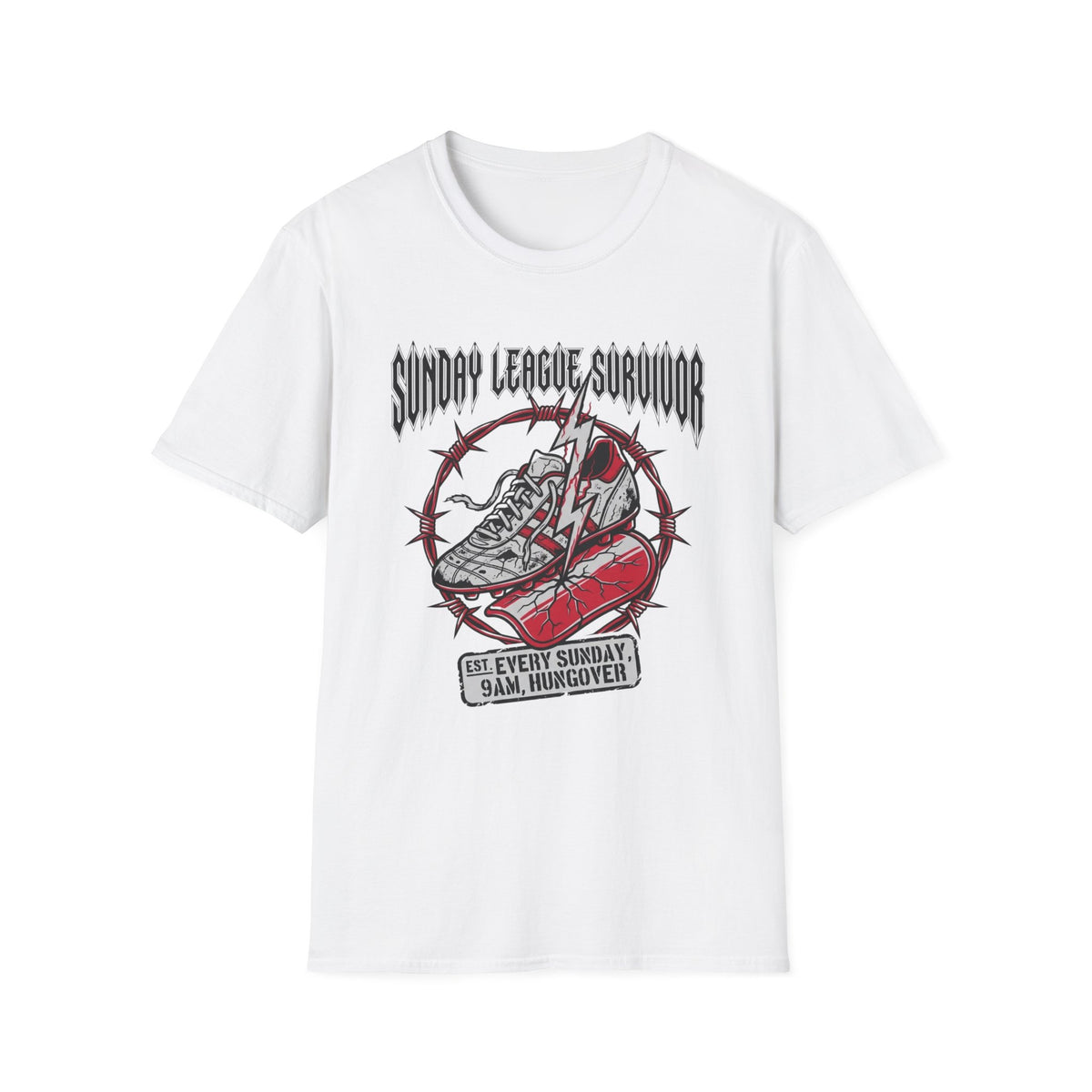 SUNDAY LEAGUE SURVIVOR  EST. EVERY SUNDAY, 9AM, HUNGOVER T-Shirt