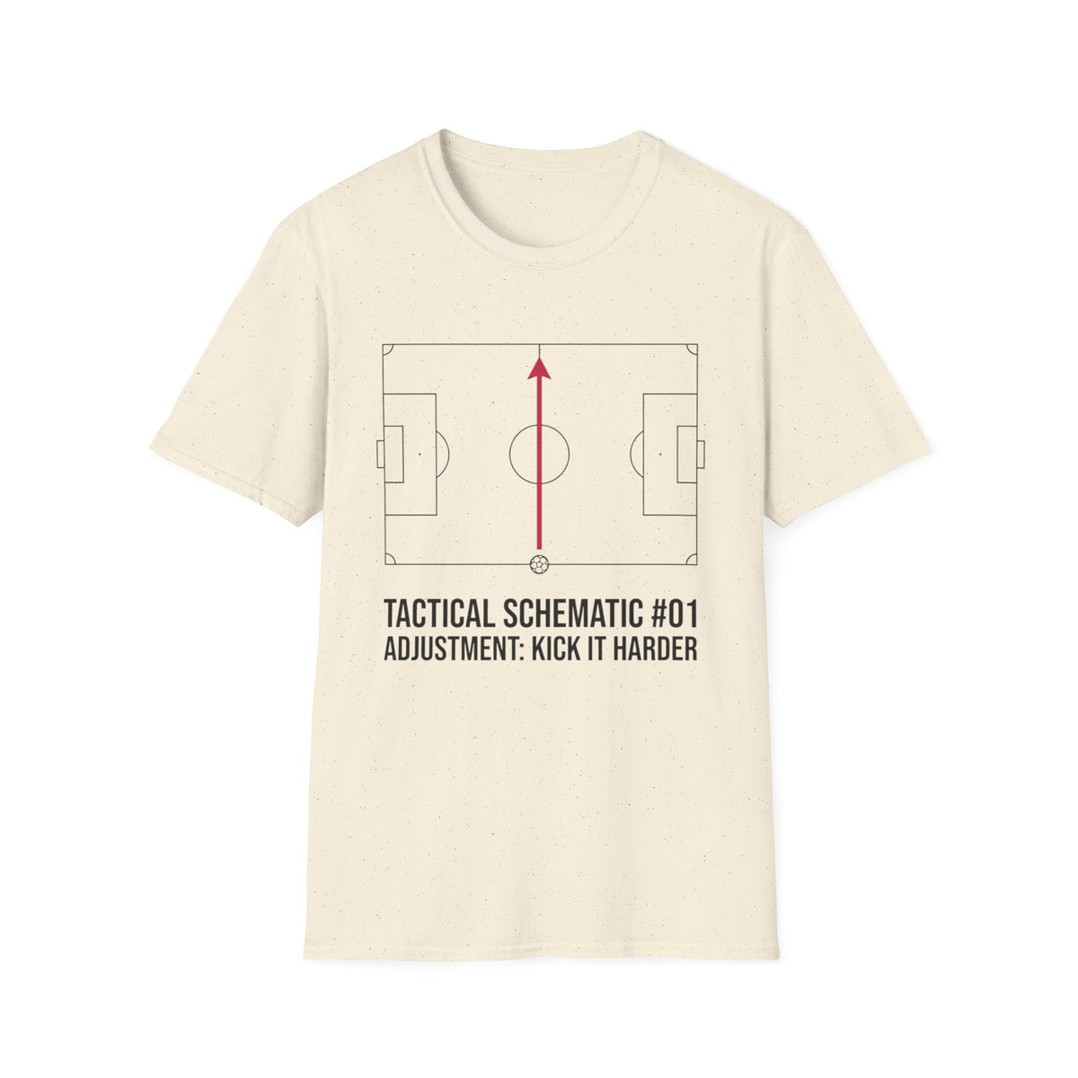 TACTICAL SCHEMATIC #01 _ ADJUSTMENT_ KICK IT HARDER v4 T-Shirt