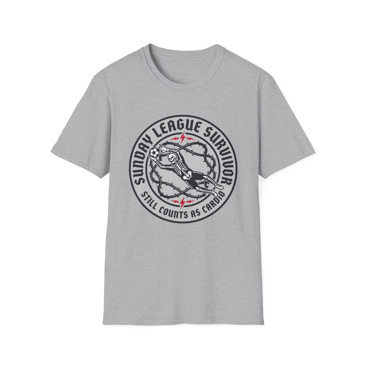 SUNDAY LEAGUE SURVIVOR STILL COUNTS AS CARDIO T-Shirt