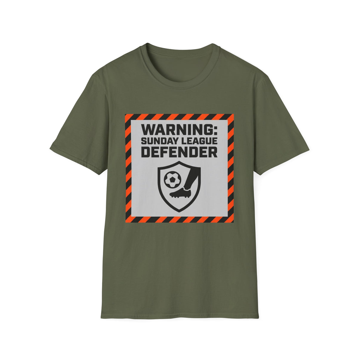 WARNING_  SUNDAY LEAGUE  DEFENDER T-Shirt