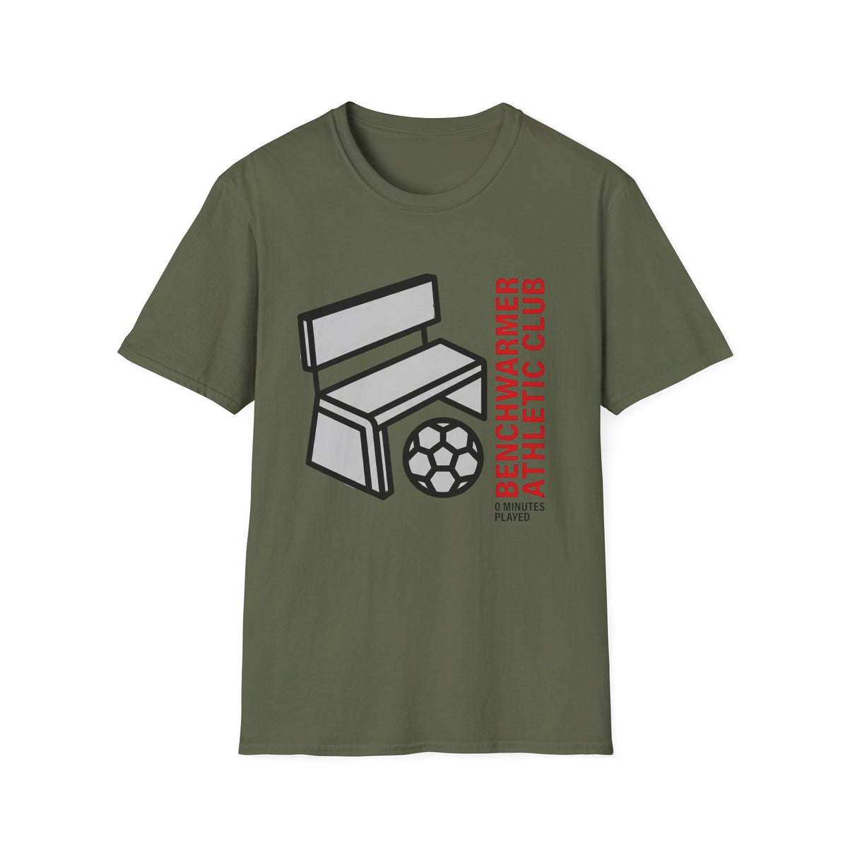 BENCHWARMER ATHLETIC CLUB   0 MINUTES PLAYED T-Shirt