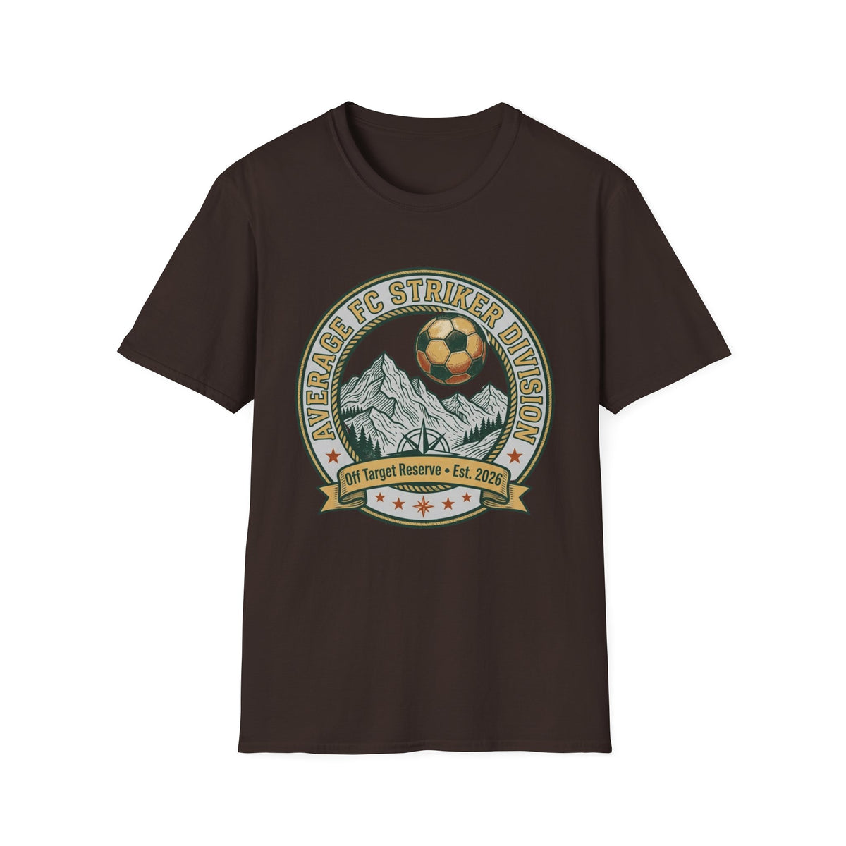 AVERAGE FC STRIKER DIVISION Off Target Reserve • Est. 2026 T-Shirt