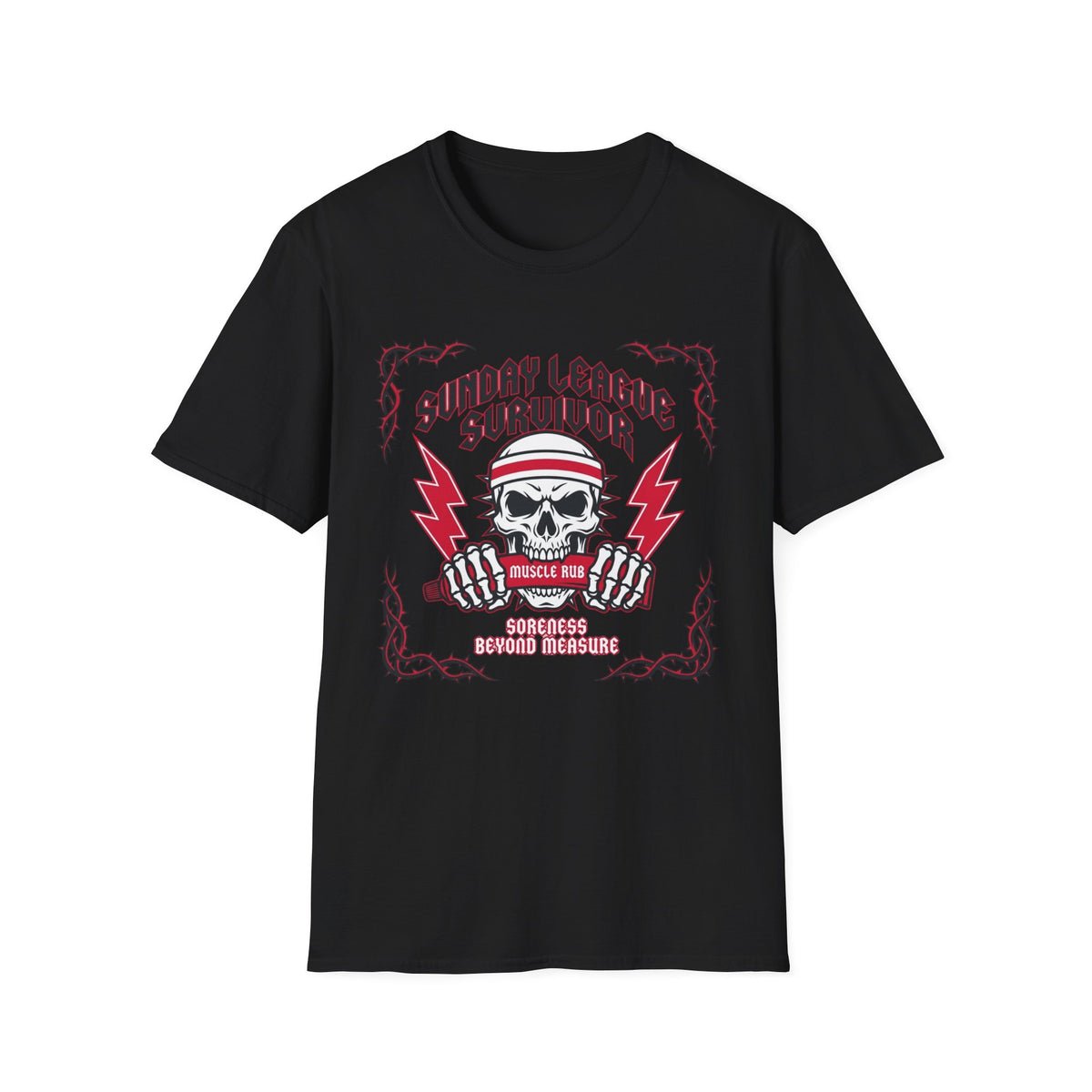 SUNDAY LEAGUE SURVIVOR  SORENESS BEYOND MEASURE T-Shirt