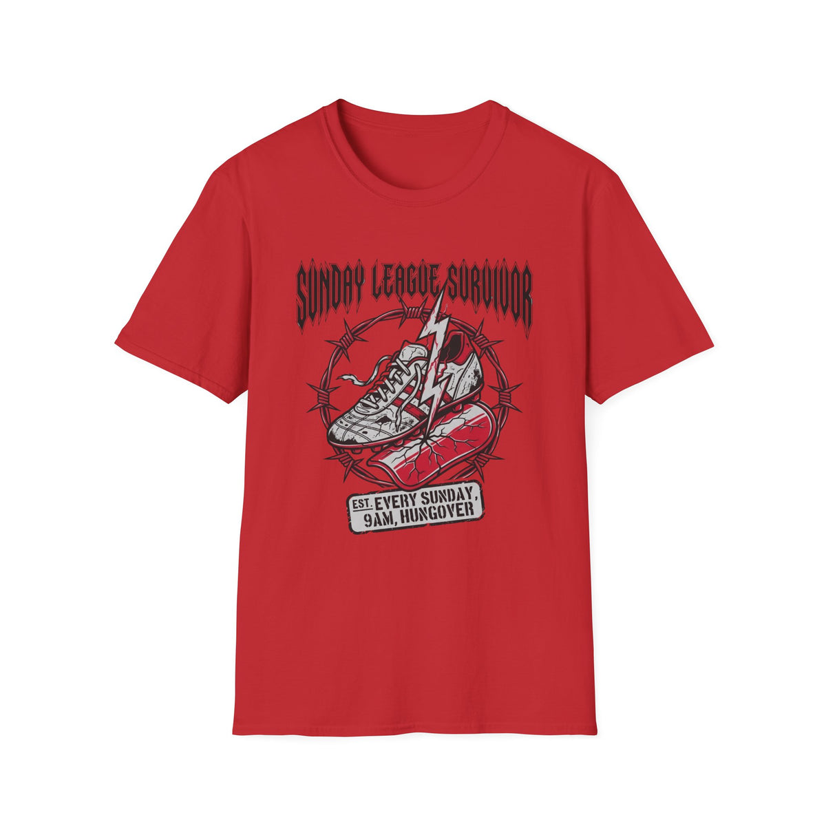 SUNDAY LEAGUE SURVIVOR  EST. EVERY SUNDAY, 9AM, HUNGOVER T-Shirt