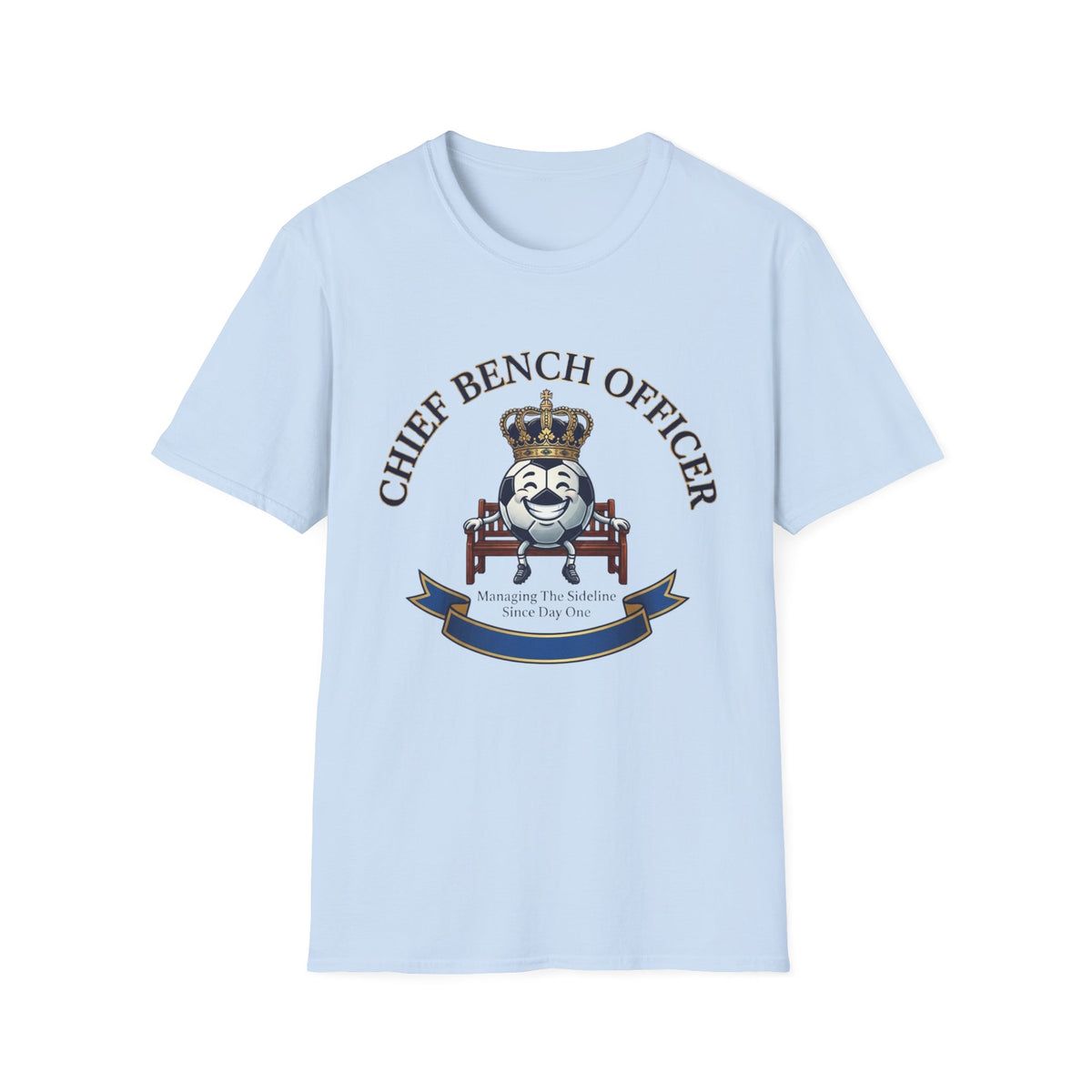 CHIEF BENCH OFFICER Managing The Sideline Since Day One T-Shirt