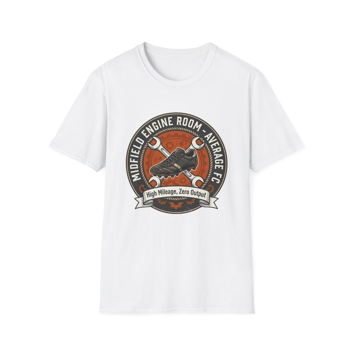 MIDFIELD ENGINE ROOM - AVERAGE FC  High Mileage, Zero OutputT-Shirt