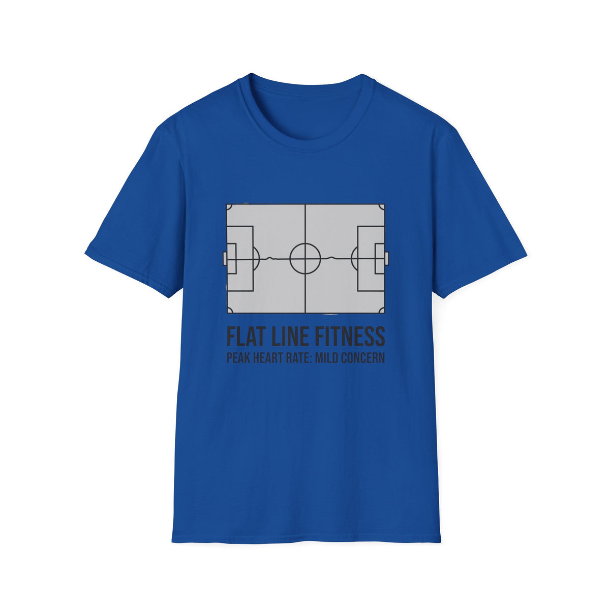 FLAT LINE FITNESS PEAK HEART RATE_ MILD CONCERN T-Shirt