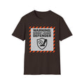 WARNING_  SUNDAY LEAGUE  DEFENDER T-Shirt