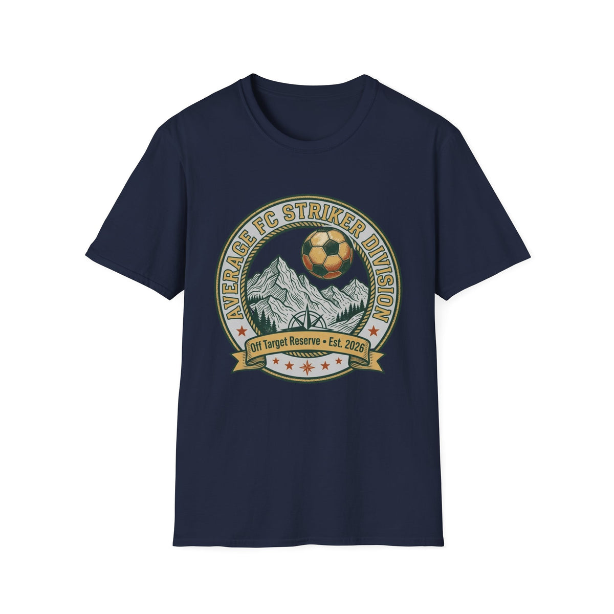 AVERAGE FC STRIKER DIVISION Off Target Reserve • Est. 2026 T-Shirt