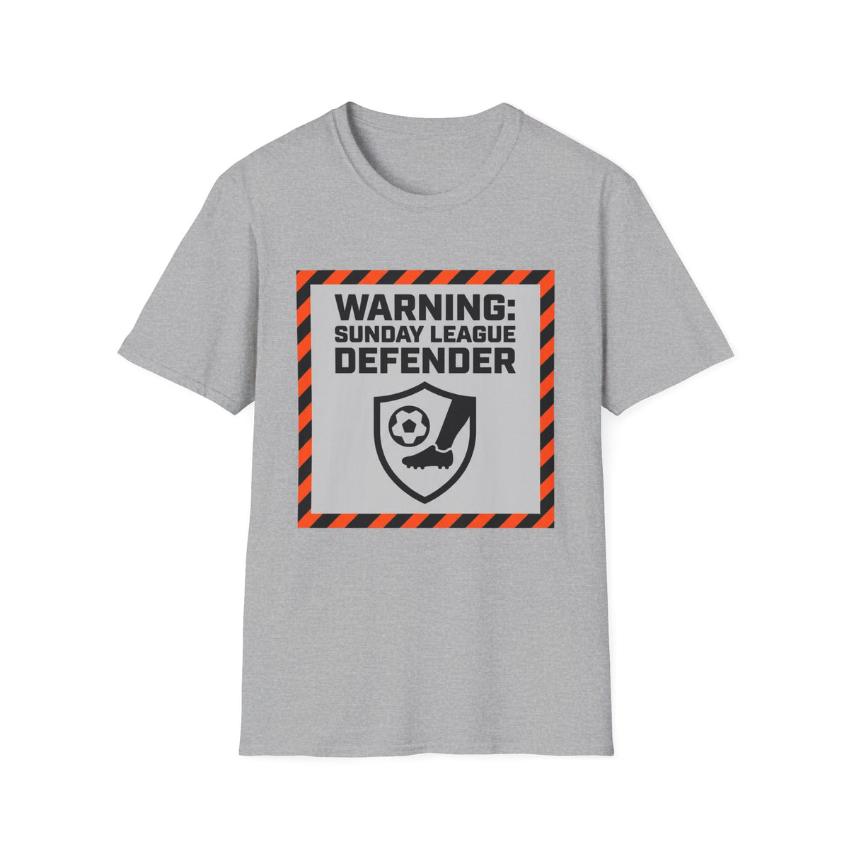 WARNING_  SUNDAY LEAGUE  DEFENDER T-Shirt