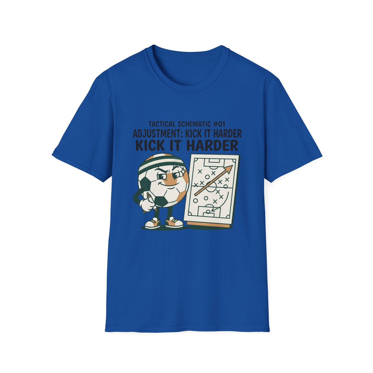 TACTICAL SCHEMATIC #01 _ ADJUSTMENT_ KICK IT HARDER v3 T-Shirt
