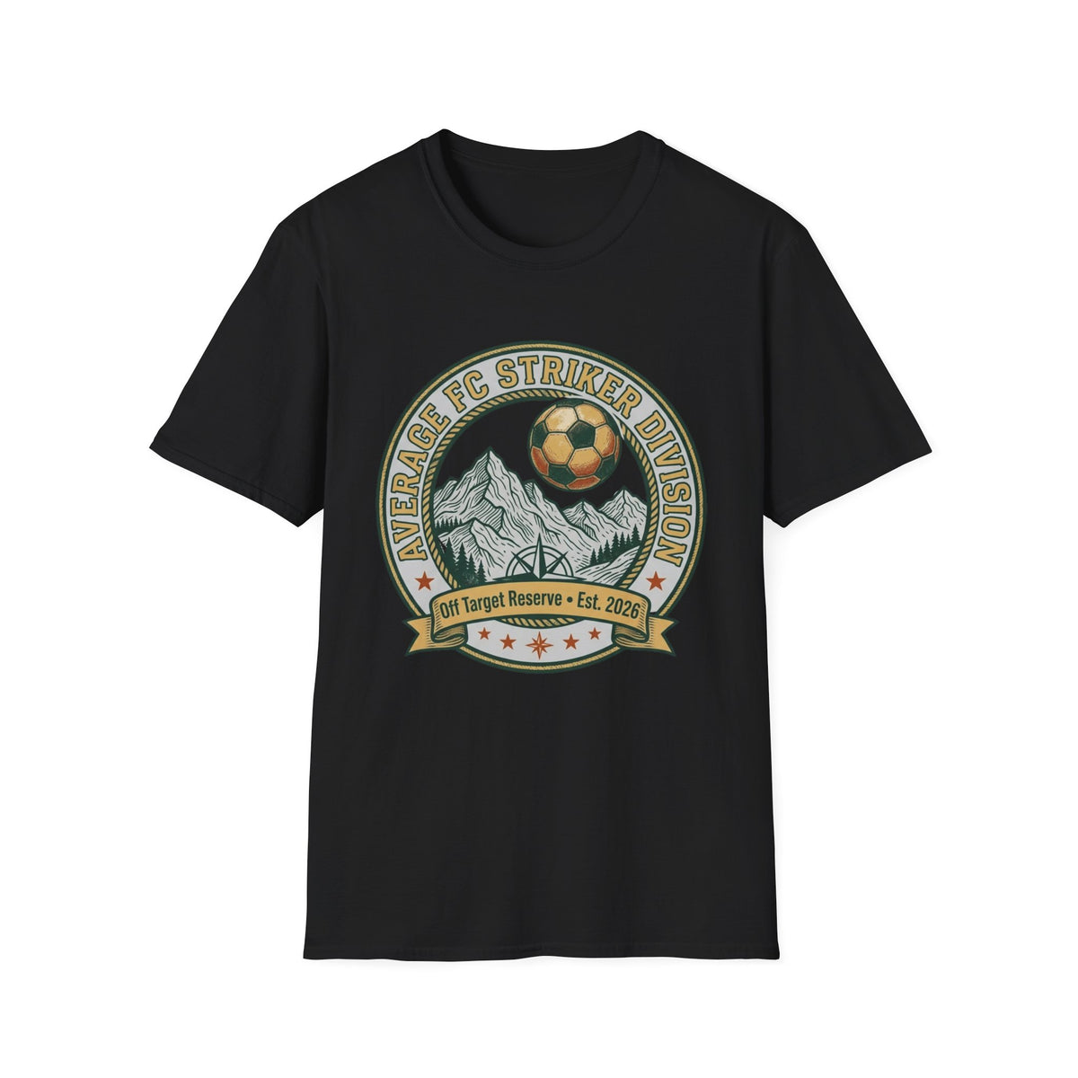 AVERAGE FC STRIKER DIVISION Off Target Reserve • Est. 2026 T-Shirt