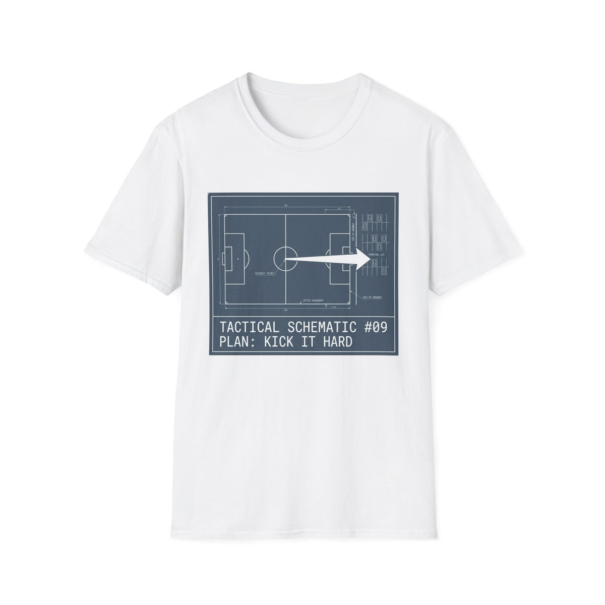 TACTICAL SCHEMATIC PLAN_ KICK IT HARD T-Shirt