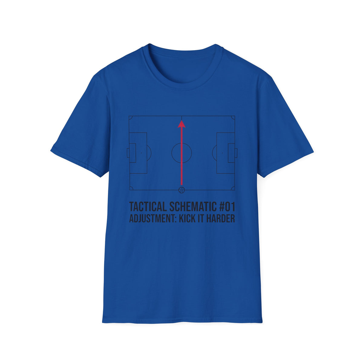 TACTICAL SCHEMATIC #01 _ ADJUSTMENT_ KICK IT HARDER v4 T-Shirt