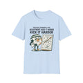 TACTICAL SCHEMATIC #01 _ ADJUSTMENT_ KICK IT HARDER v3 T-Shirt