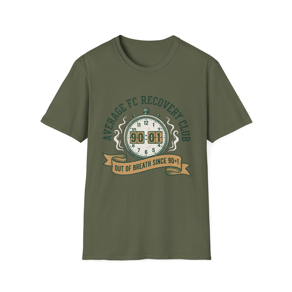 MAXIMUM EFFORT, MINIMAL STAMINA  Out of Breath Since 90+1 T-Shirt