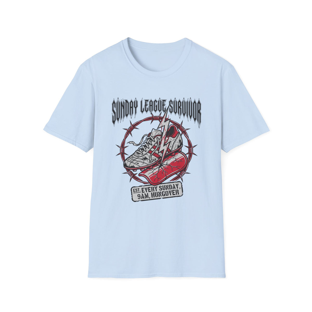 SUNDAY LEAGUE SURVIVOR  EST. EVERY SUNDAY, 9AM, HUNGOVER T-Shirt